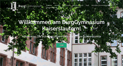 Desktop Screenshot of burg-kl.de